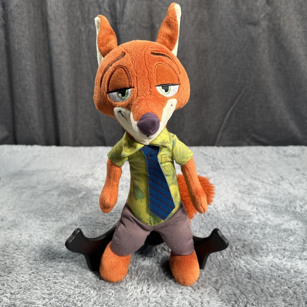 Genuine Disney Zootopia/Zootropolis Talking Nick Wilde Fox Plush Toy Working